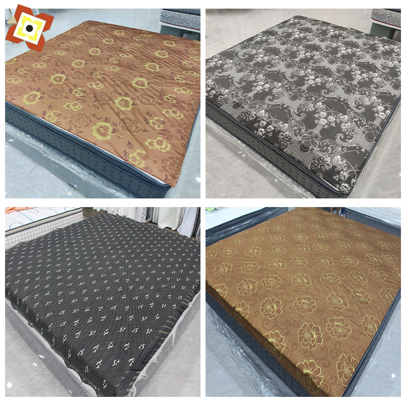 Printed Muslin Fabric Mattress Cover Warp Knitted Gold Powder Printed Mattress Fabric Cheap Upholstery Wholesale Fabrics