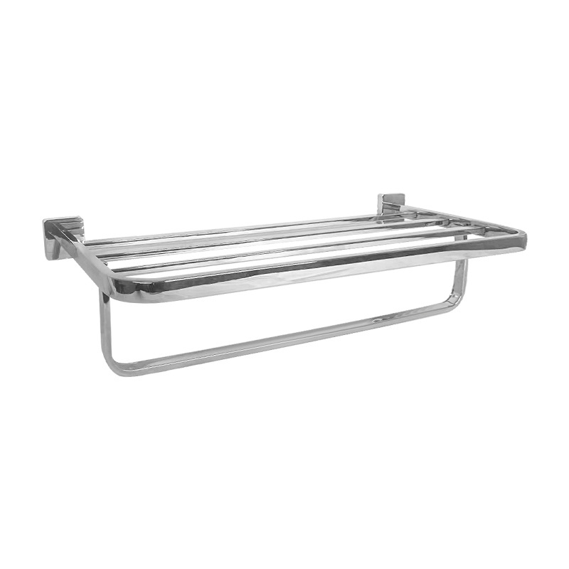 Bathroom accessories towel rack Sus304 stainless steel mirror silver polished towel rack