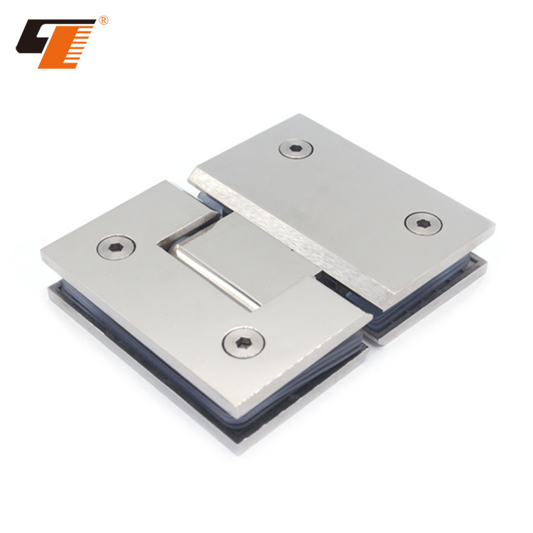 Competitive Factory Price Interior Shower Fittings 180 Degree Straight Edge Adjustable Shower Hinge