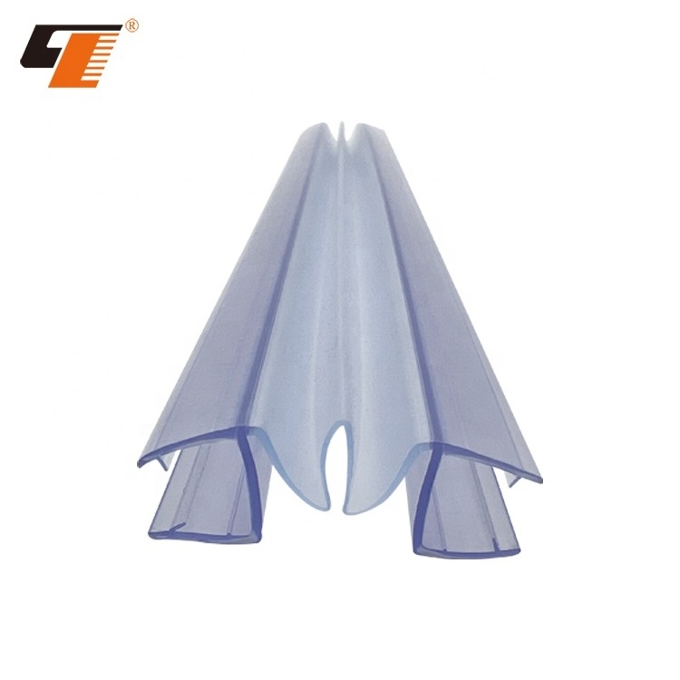 High Quality  PVC Glass Door Accessories Door Bottom Sealing Strip Guard Waterproof Sealing Strip