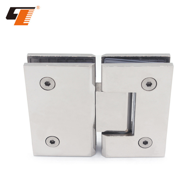 Competitive Factory Price Interior Shower Fittings 180 Degree Straight Edge Adjustable Shower Hinge