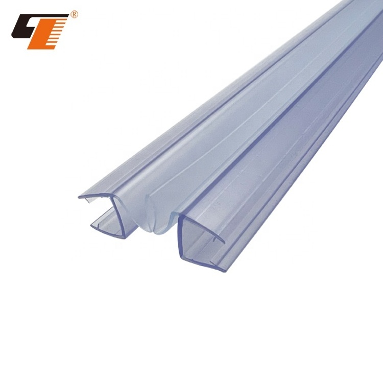 High Quality  PVC Glass Door Accessories Door Bottom Sealing Strip Guard Waterproof Sealing Strip