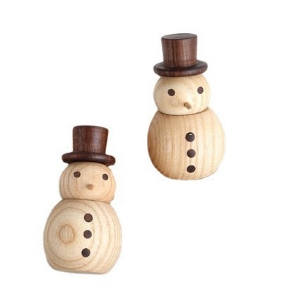 Wooden cartoon snowman aromatherapy essential oil diffuser wood car aromatherapy creative bedroom living room office diffuser