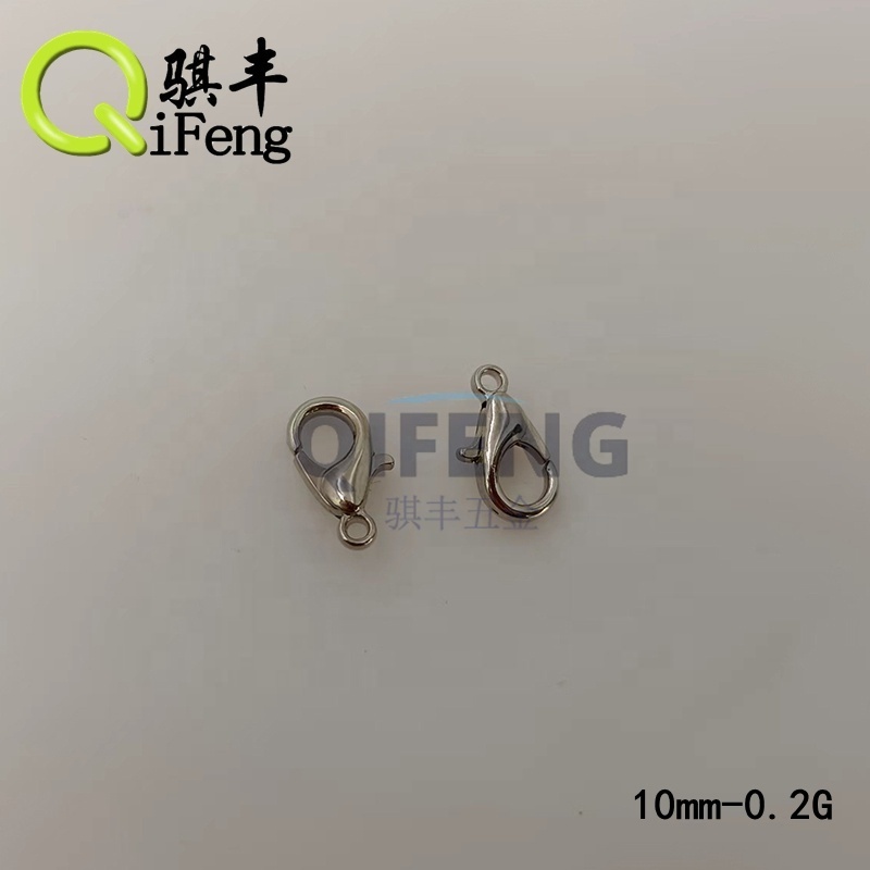 High Quality Snaps Hooks Clips Zinc Alloy Key chain Clasp Clip Snap Hook Black Lobster Clasp Mini Swivel Snap Hook for Bag