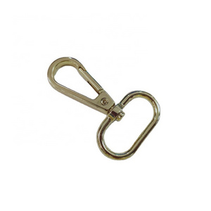 Metal Swivel Eye Snap Hook Trigger Clasps Clips for Leather Craft Bag Strap Belt Webbing Key chain Hooks