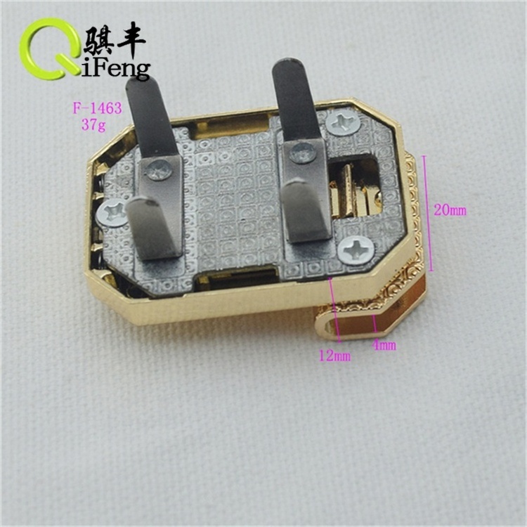 Fashion Jewelry Box Hardware Metal Bag Hardware Bag Accessories push Lock Fasteners Metal Bag Lock For Handbag