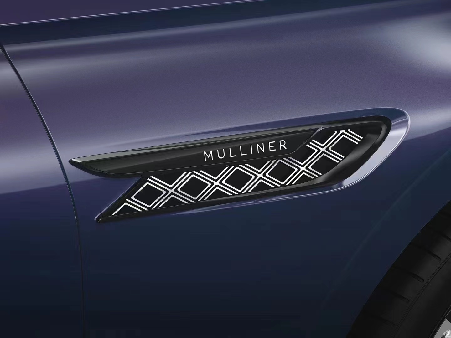 ABS front grill for Bentley Flying Spur upgrade mulliner