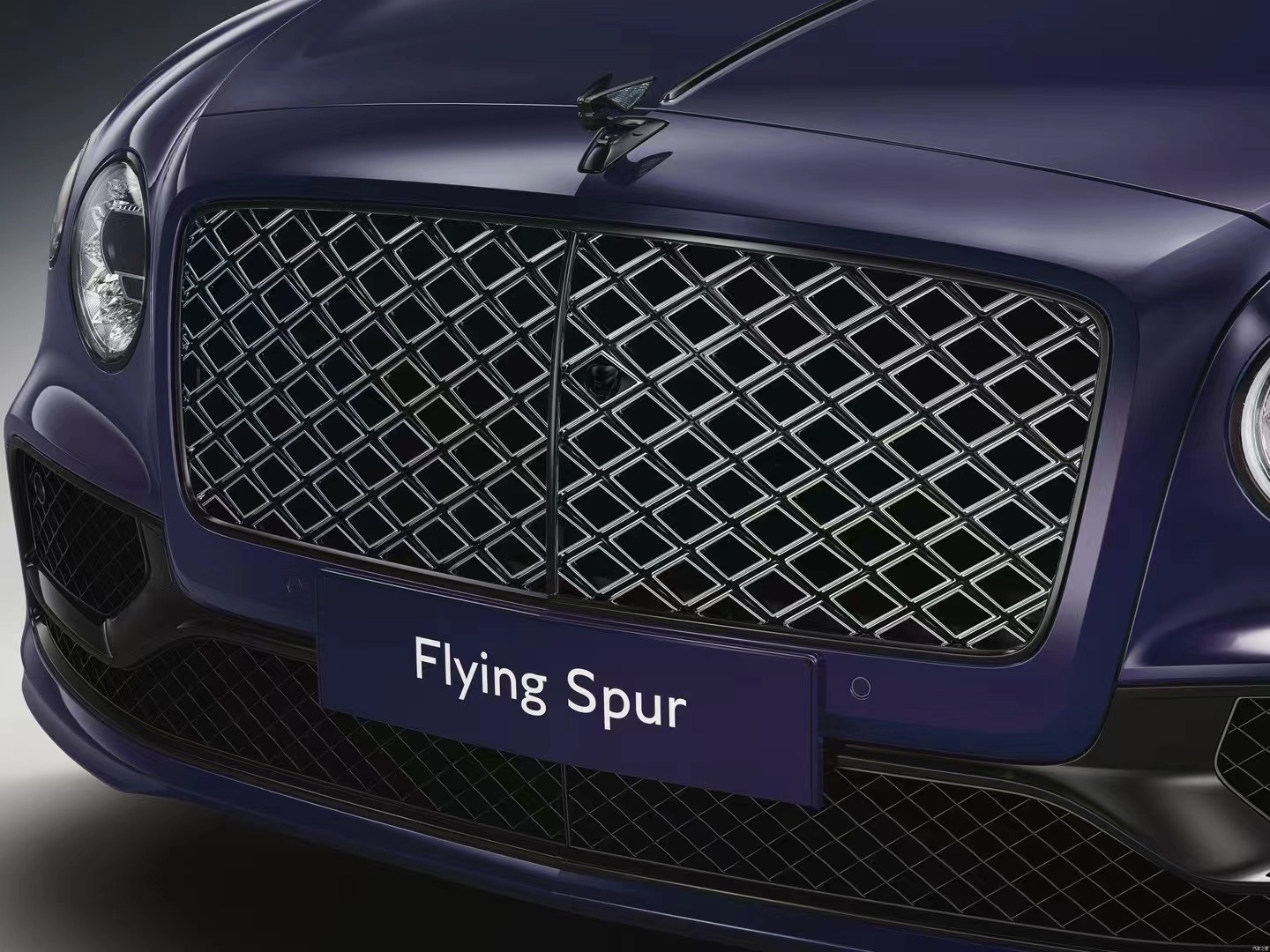 ABS front grill for Bentley Flying Spur upgrade mulliner