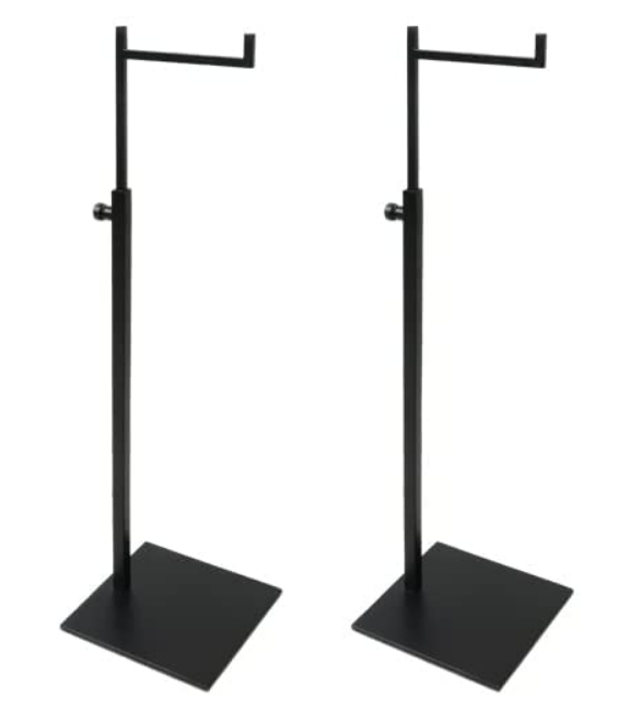 Purse Display Stand - Retail Countertop Single Hook Adjustable Height Handbag Display Stand - Bag Display Stand