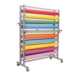 Custom Fabric Roll Display Rack Metal Display Rack And Stand Fabric Roll Storage Flooring Fabric Roll Display Rack