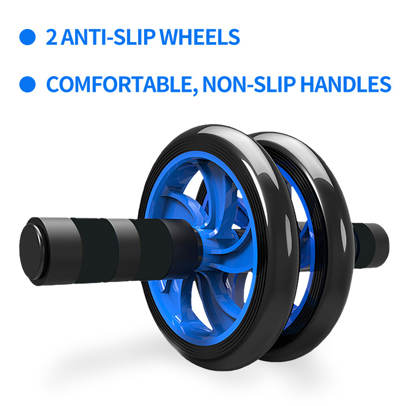 Ab Wheel Roller For Abdominal And Stomach Exercises Wheel For Home Office Fitness Gym With Non-Slip Handles