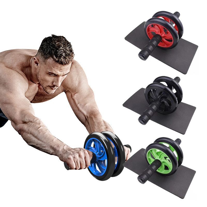 Ab Wheel Roller For Abdominal And Stomach Exercises Wheel For Home Office Fitness Gym With Non-Slip Handles