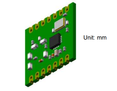 RFM119B   Sub-1GHz OOK/FSK high-performance RF transmission module receiving module RF remote control module