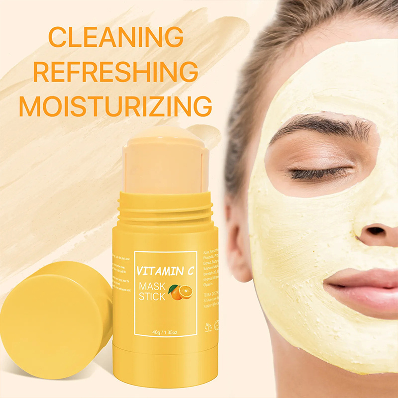 Mask Stick Cleansing Whitening Acne Mud Mask Skin Care Lazy Vitamin C Facial Mask stick