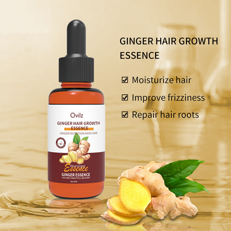 Organic Turmeric Hair Anti Hair Loss Strengthening Repairing Ginger Hair Shampoo set