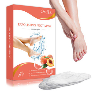 New Arrivals Private Label Nature Vitamin C Exfoliating Foot Peel Mask for Peeling Away Calluses And Dead Skin