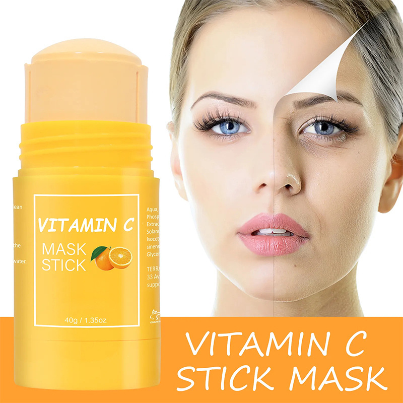 Mask Stick Cleansing Whitening Acne Mud Mask Skin Care Lazy Vitamin C Facial Mask stick