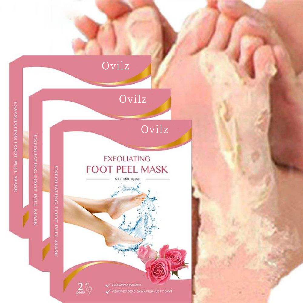 New Arrivals Private Label Nature Vitamin C Exfoliating Foot Peel Mask for Peeling Away Calluses And Dead Skin