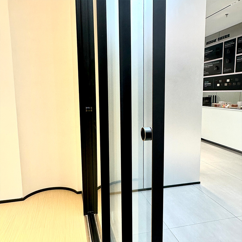 Redoak Custom Doors Tempered Glass Ultra Slim Sliding Doors Bulletproof Aluminum Sliding Doors and Windows Factory Price