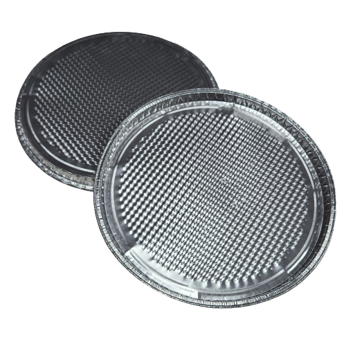 Eco Friendly Recyclable Round Shape13 inch Aluminum disposable plates baking use round shallow aluminum foil pie pans food tray