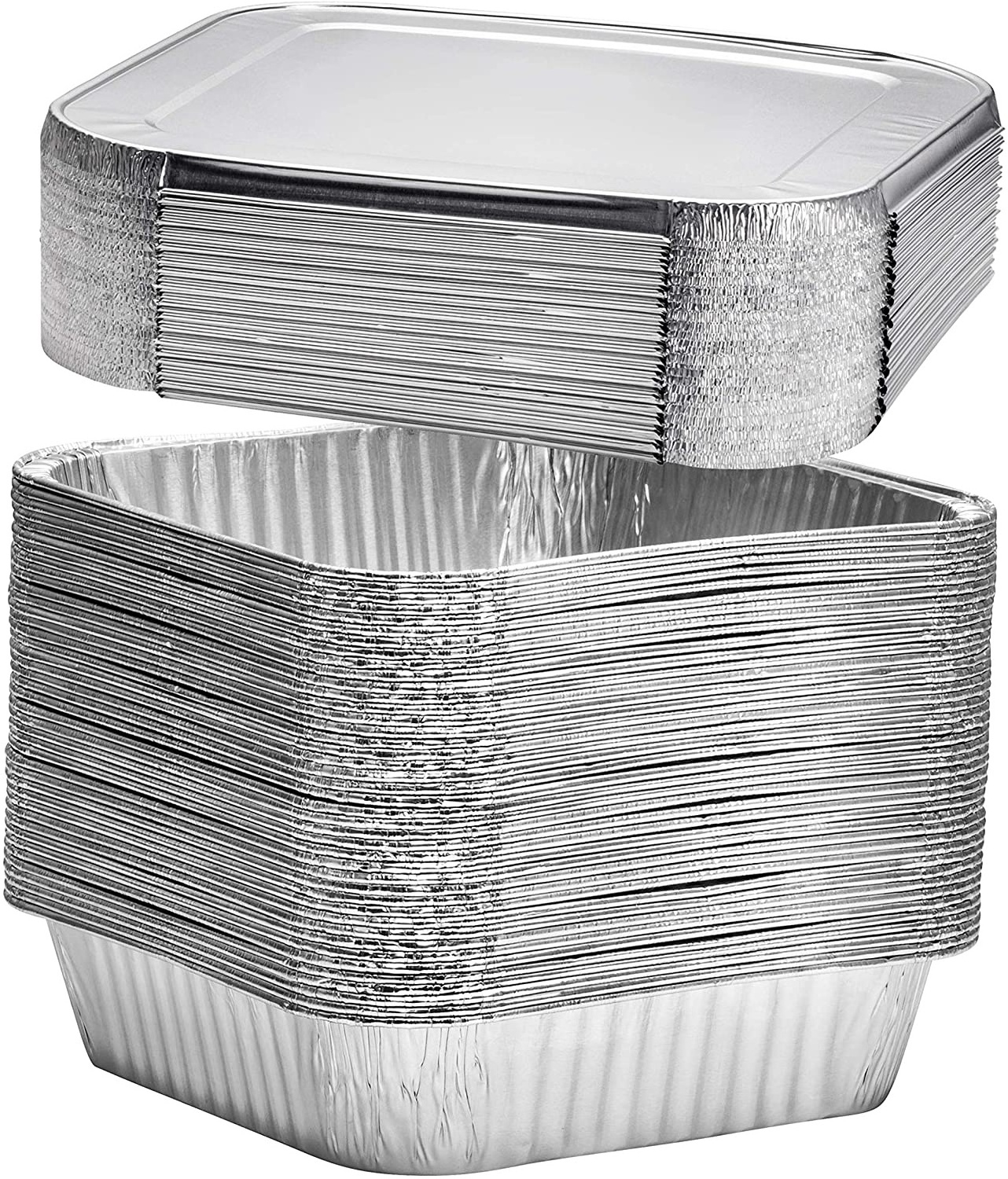 Heavy Duty Oblonghalf Size 9*13 Inch Steam Table Deep Aluminum Foil Container Pan Food Takeout Package  Aluminum Foil Tray