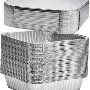 Heavy Duty Oblonghalf Size 9*13 Inch Steam Table Deep Aluminum Foil Container Pan Food Takeout Package  Aluminum Foil Tray