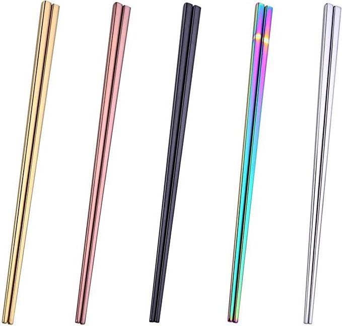 Korean Stainless Steel Chopsticks 304 Stainless Steel Chopsticks Korean Chopsticks Stainless Steel