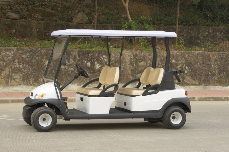 China manufacture Quality 4 Seat 4 Wheel Airport Electric Utility Vehicles Classic Cars Club Golf Carts Bus Scooter Dune Buggy