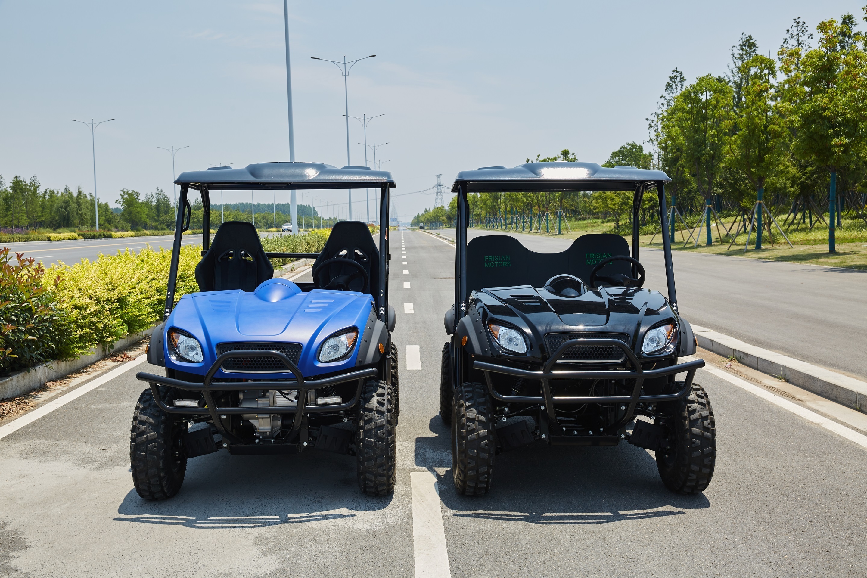 5kw/8KW Two Seats  Electric farm UTV 4X4 Carrier Truck with EEC