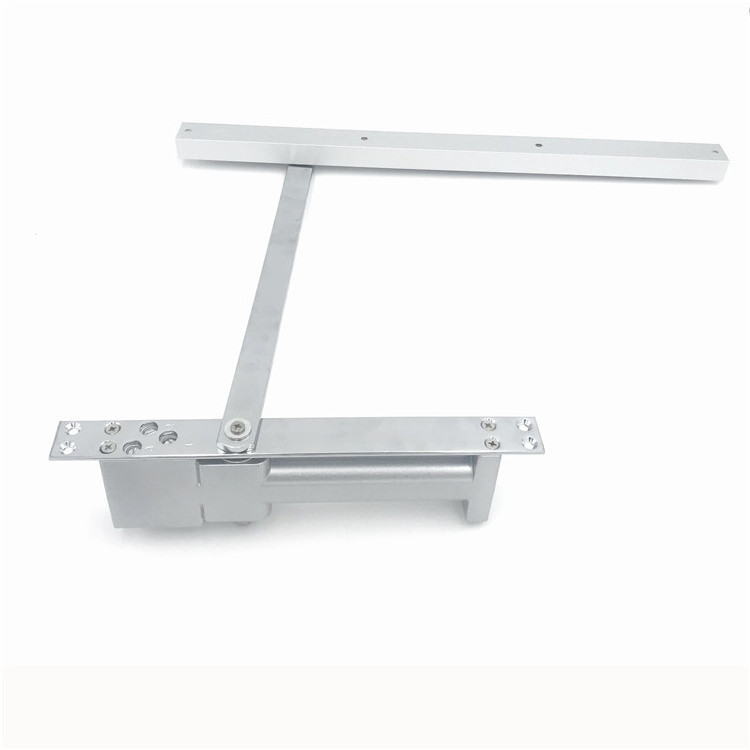 Ultra-thin three-speed regulation concealed type aluminum alloy door closer