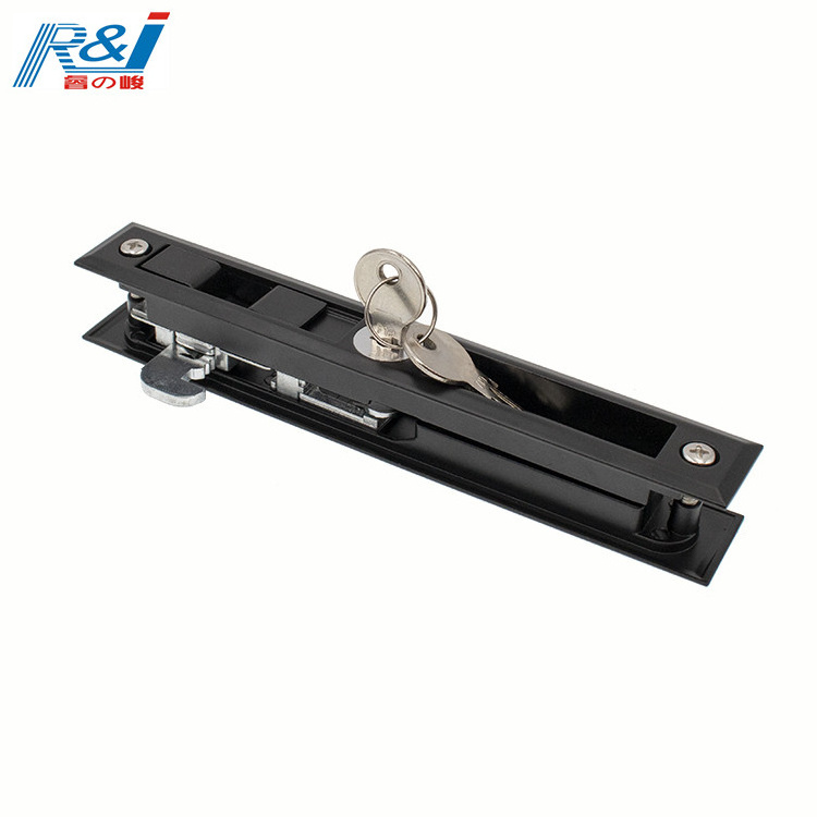 High quality double side zinc alloy Sliding door lock with key for window or door