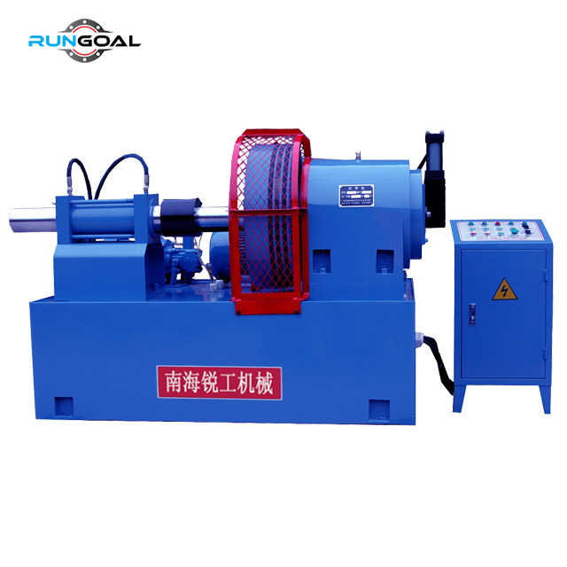 Manufacturer Rotary Swaging Ss Iron Tube Flower Machine Cold Spinning Type Round Tube Forging Pipe Embossing Machine