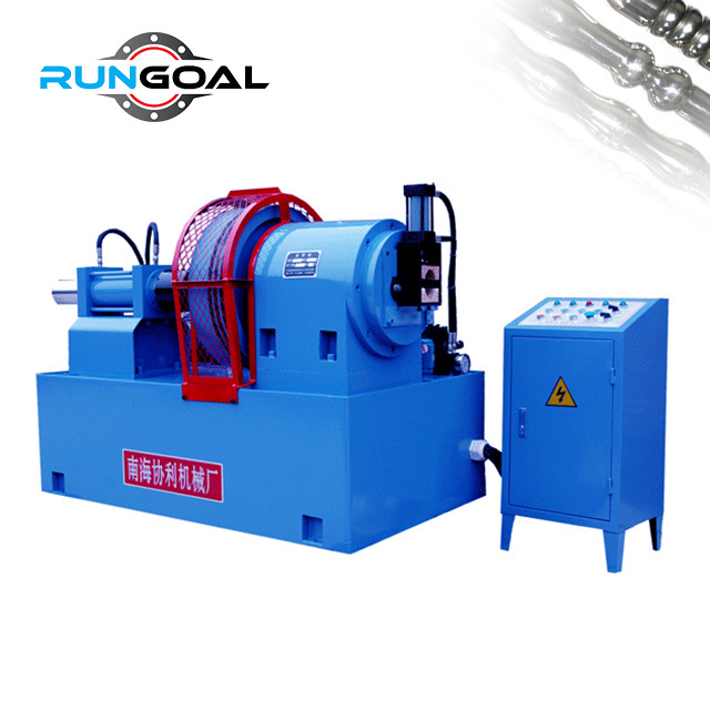 Manufacturer Rotary Swaging Ss Iron Tube Flower Machine Cold Spinning Type Round Tube Forging Pipe Embossing Machine