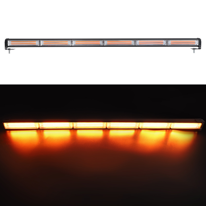 12-24v Led Flashing Light Bar Car Beacon Warning Light COB Emergency Strobe Fog Lamp Autos Led Driving Caution Lights