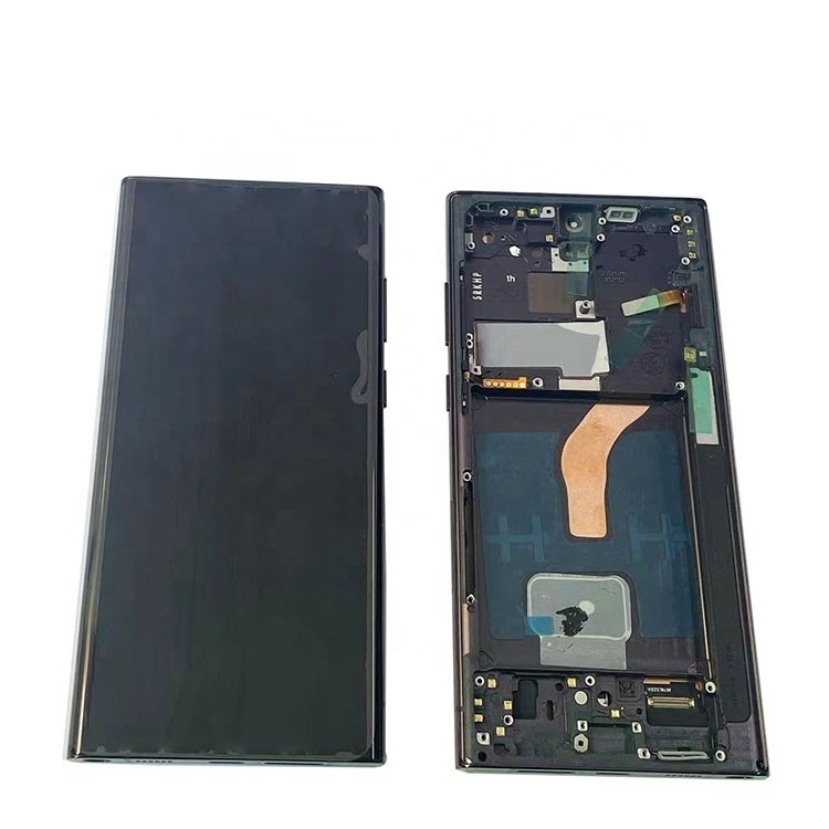 OLED Display LCD Touch Screen With frame bezel frame  Replacement For  S22 Ultra