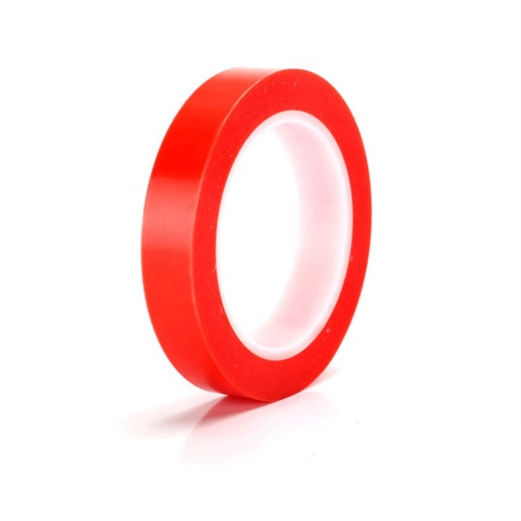 4 MM width  25 M  length  Doubled Sided Tape Adhesive Red for All Phone LCD Repair and Led Strip