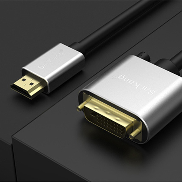 free samples custom logo hdmi to DVI cable dvi cable HDMI Female to DVI-D Male Video Adapter