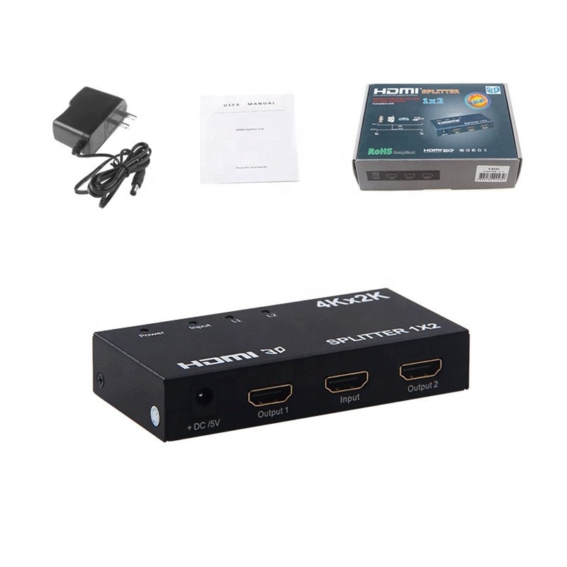 Stock HDMI Switch 4K High Speed HDMI Splitter 4x1 3 In 1 Out Ultra HD HDMI Switcher with Remote Controller Infrared Cable