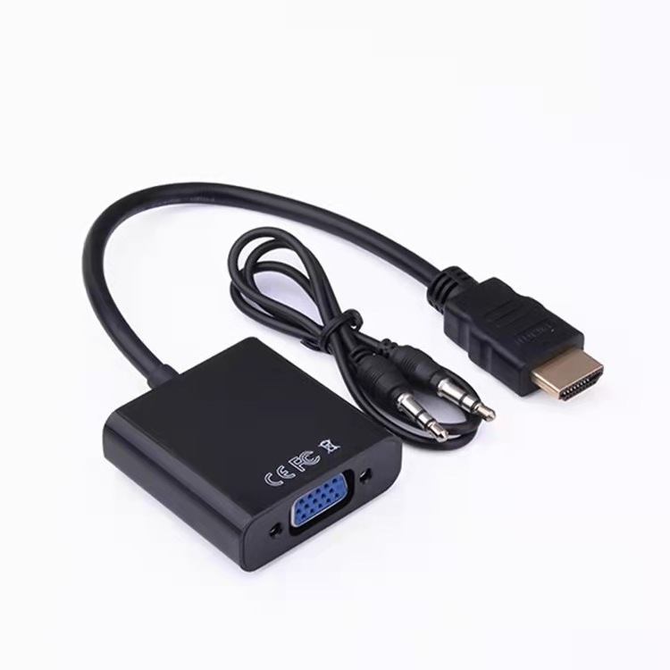 Hdmi Adapter Hdmi To Vga Converter Adaptor With Audio Hdmi Male To Vga Female 1080p With Audio For Computer Desktop Laptop