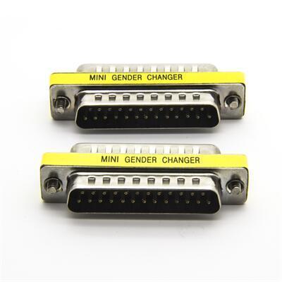 China Factory High Quality Db9 9pin 25 Pin Male/Female To Male/Female  Changer Adapter Rs232 Serial Connector D-sub Connectors