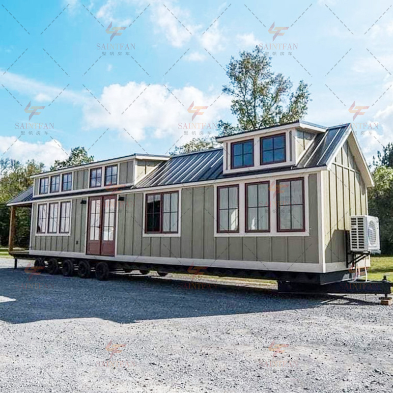 Frame Building Prefabricated House Office Trailer Villa Light Steel Modern Luxury Small RV Mobile Home Steel Structure Hotel