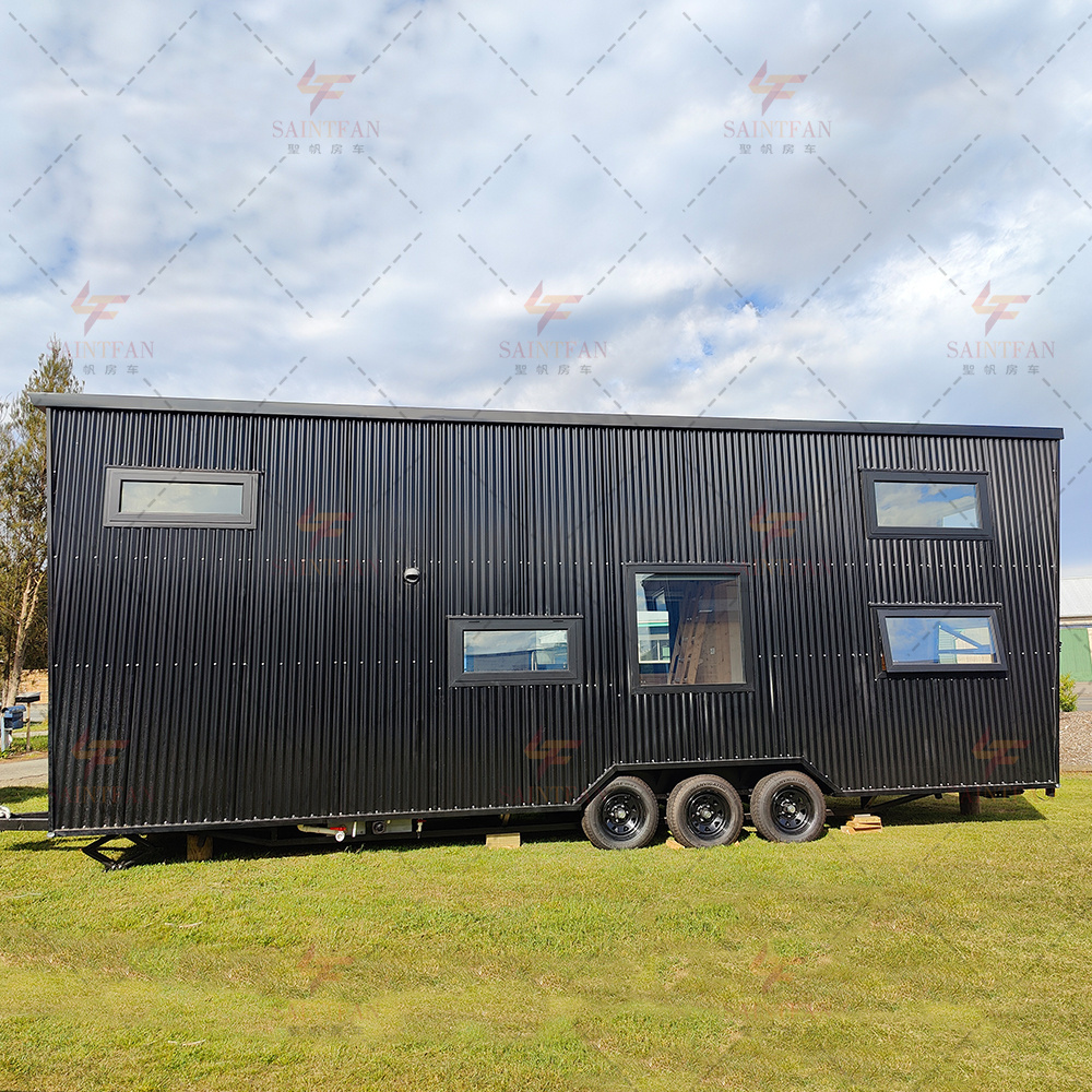 Tiny House Trailer Modern Design Garden Building Outdoor Camping Kit Comfortable and Warm House Tiny House on Wheels