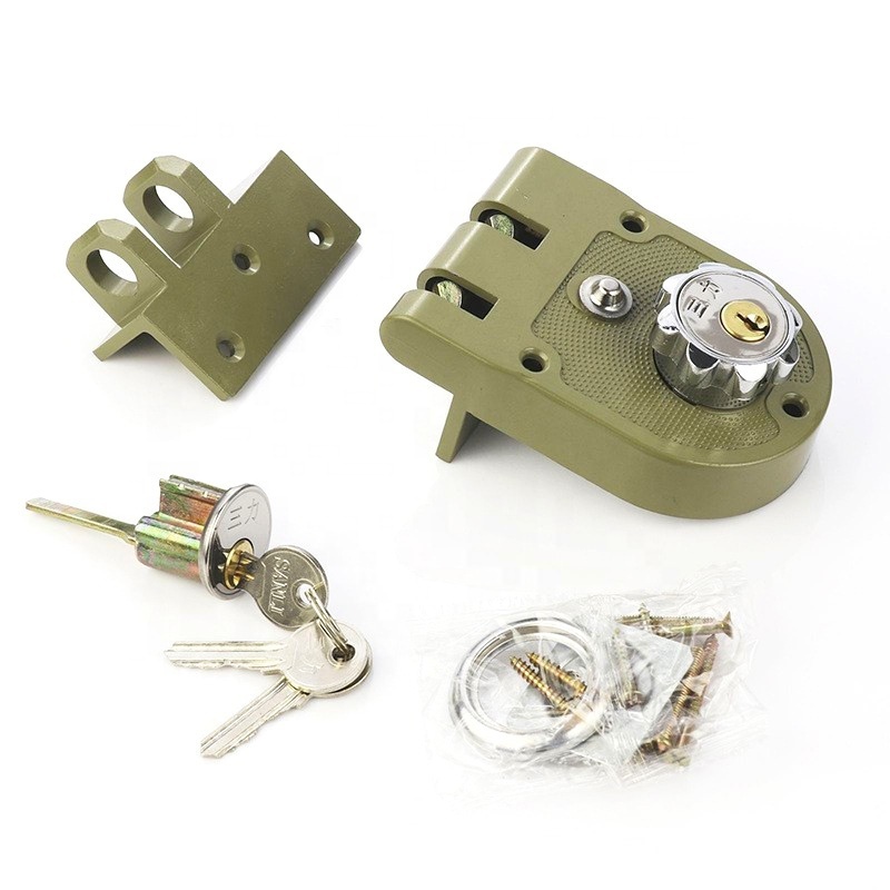 Mexico SL-568b deadbolt jimmy proof Anti-theft night latch security rim door lock cylinder