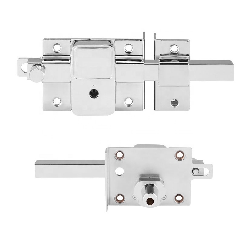 Rim Lock Manufacturer Stainless Steel Bolt Latch Lock For Mexico Cerradura De Barra Long Throw Lock Latch