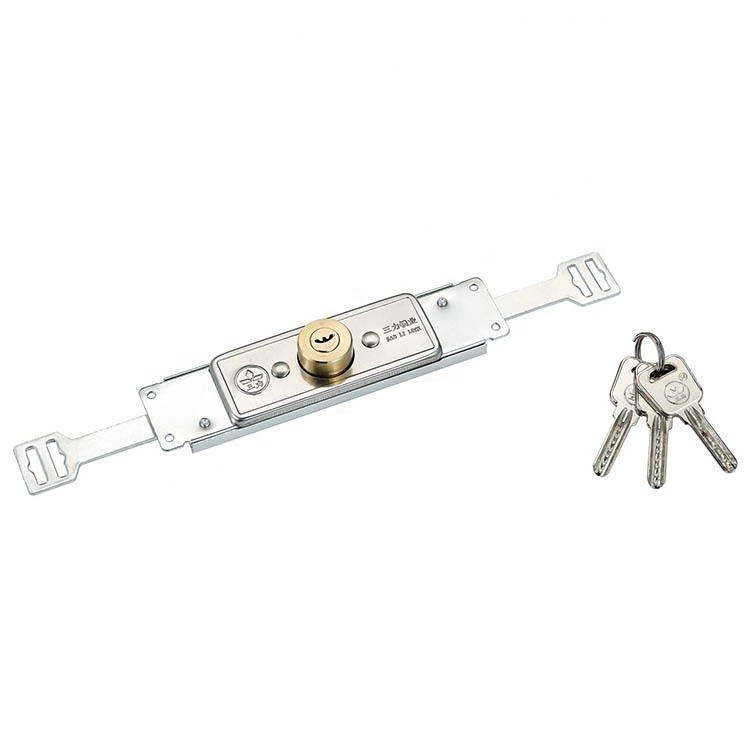 China manufacturers brass roll up door lockset roller shutter door keys rolling door lock