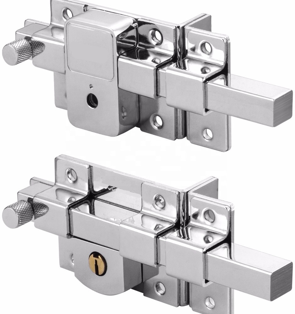 cerradura puerta brass key long bolt gate latch