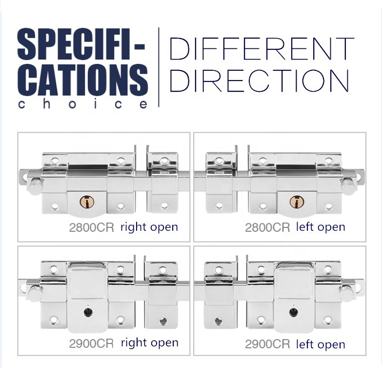 cerradura puerta brass key long bolt gate latch