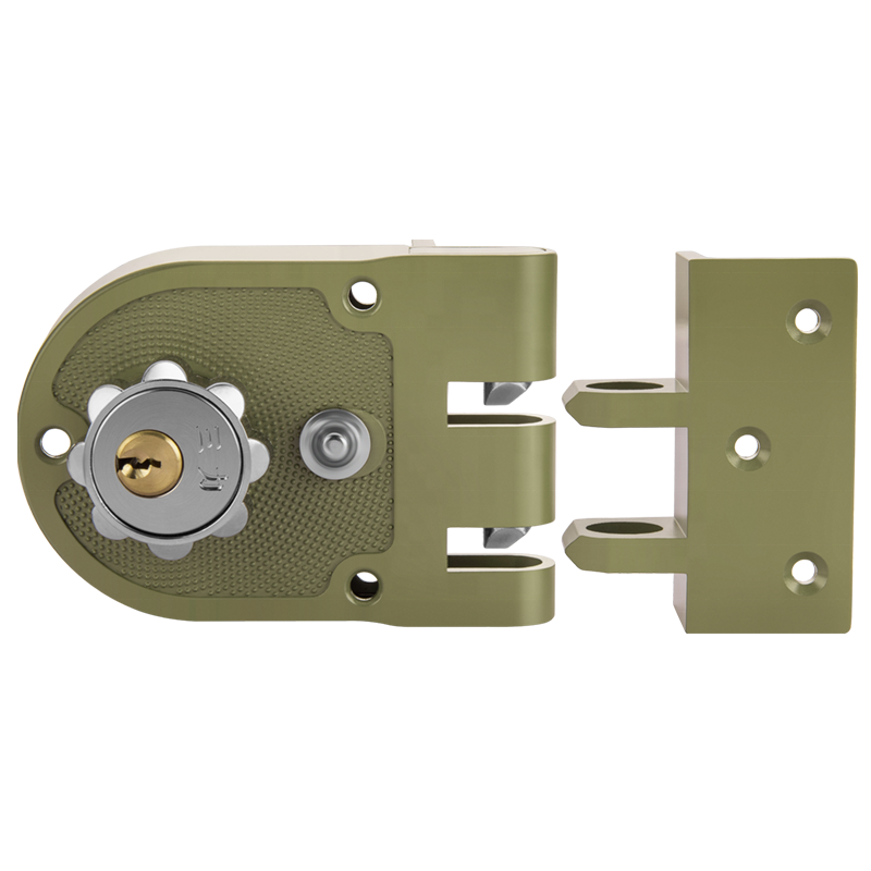 China Manufacturer 558B Jimmy Proof Deadbolt Door Lock Mexico Rim Lock Jimmy Proof Lock