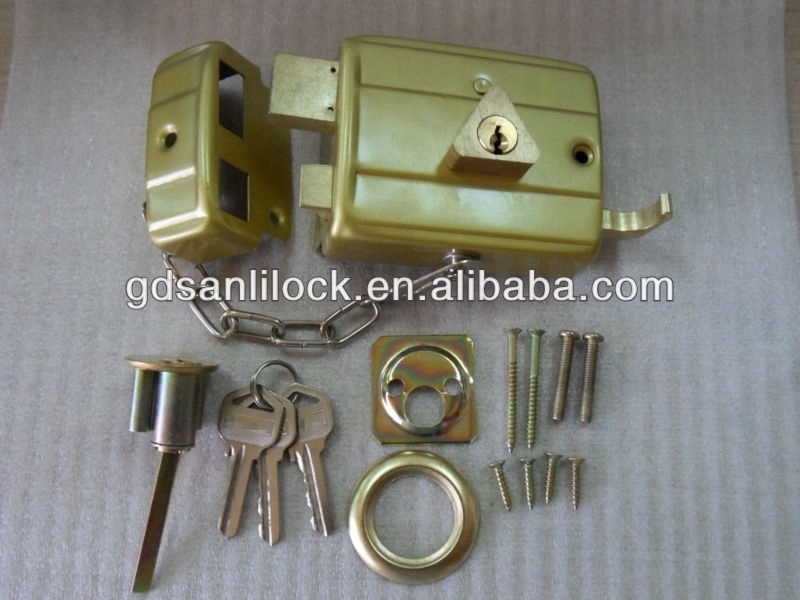 Guangdong Factory Stainless Steel 201 304 Key Glass Cabinet Sliding Key Door Lock