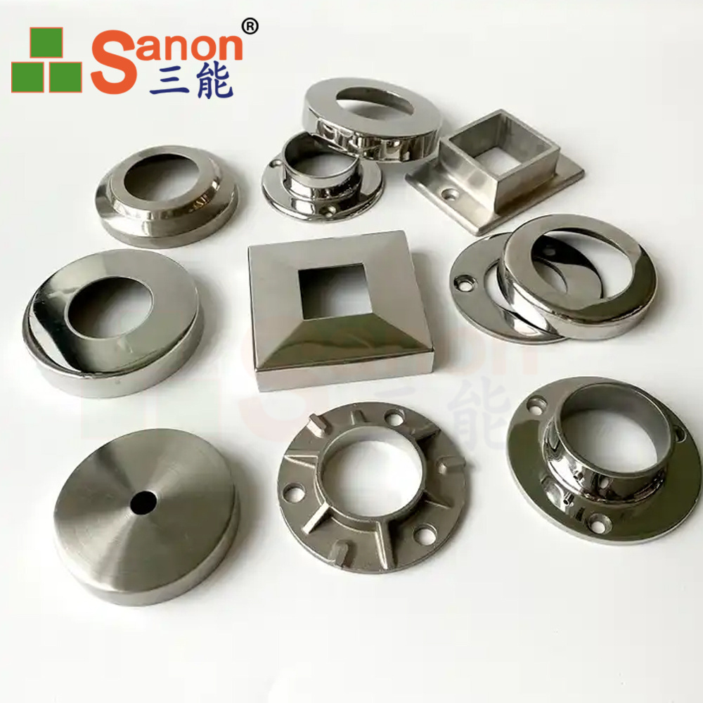 SANON Balustrade Fittings 4X4 Stainless Steel 304 316 Top Mount Handrail Brackets